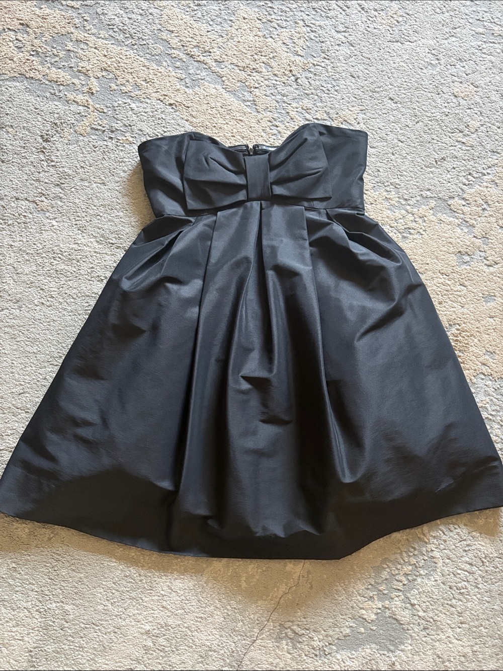 Jill Stuart Strapless Black Party Dress with Bow